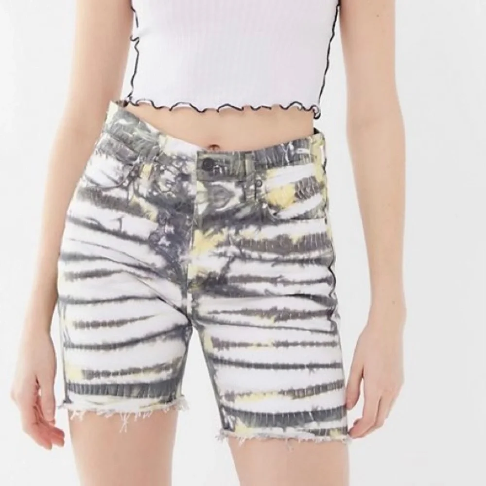 Agolde - Tie Dye Denim Shorts